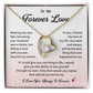 Forever Love Necklace Gift from Husband Pendant with Sentimental Message Card