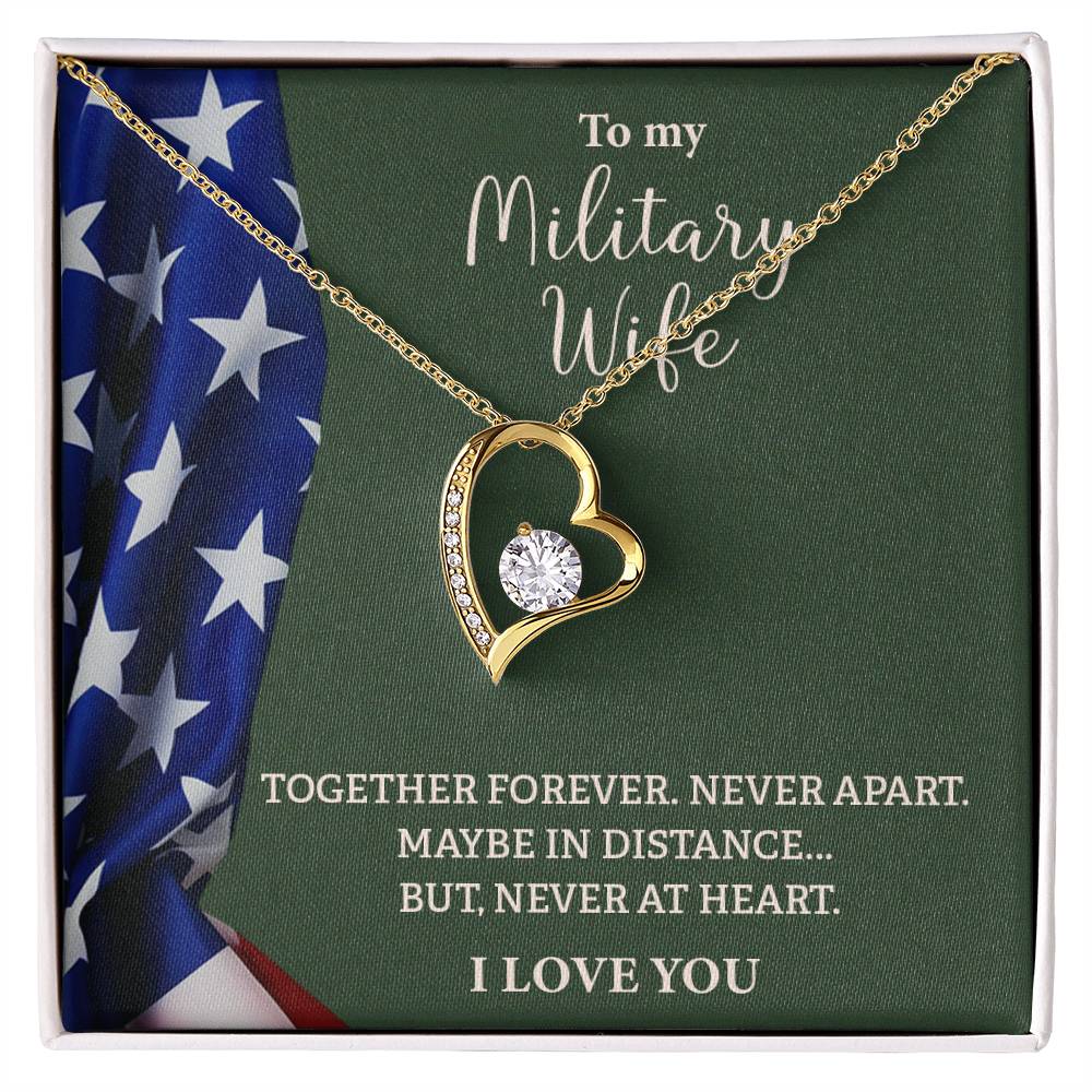 Military Wife Gift from Husband – With Message Card