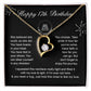 17th Birthday Heart Necklace Gift for Daughter – Message Card Box