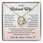 Beloved Wife Necklace Gift from Husband – Romantic Heart Jewelry with Message Card