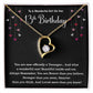 13th Birthday Necklace for Teen Girl – Heart Pendant & Loving Card