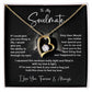 Soulmate Heart Necklace Gift with Message Card