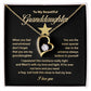 Granddaughter Necklace Gift – Star Message of Love & Strength