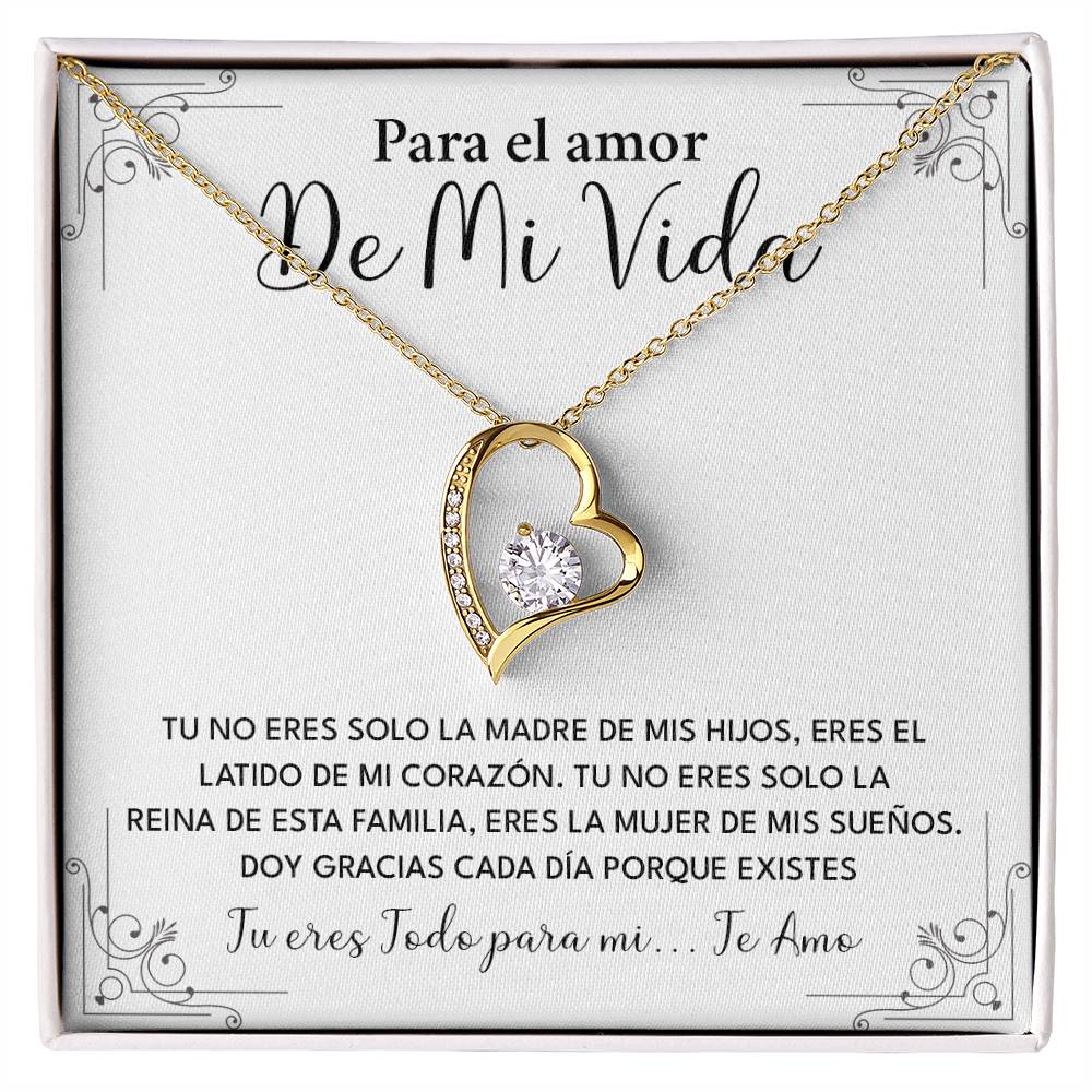 Collar Para El Amor De Mi Vida Madre De Mis Hijos Regalo Romántico Para Esposa Collar Con Frase De Amor Regalo Especial Para Mi Reina Joyería Romántica Para Esposa Regalo De Amor Infinito Regalo De Aniversario Para Mi Esposa Collar De Amor Para Mi Pareja