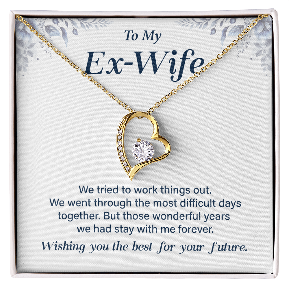 Meaningful Goodbye Gift for Ex-Wife with Kind Words