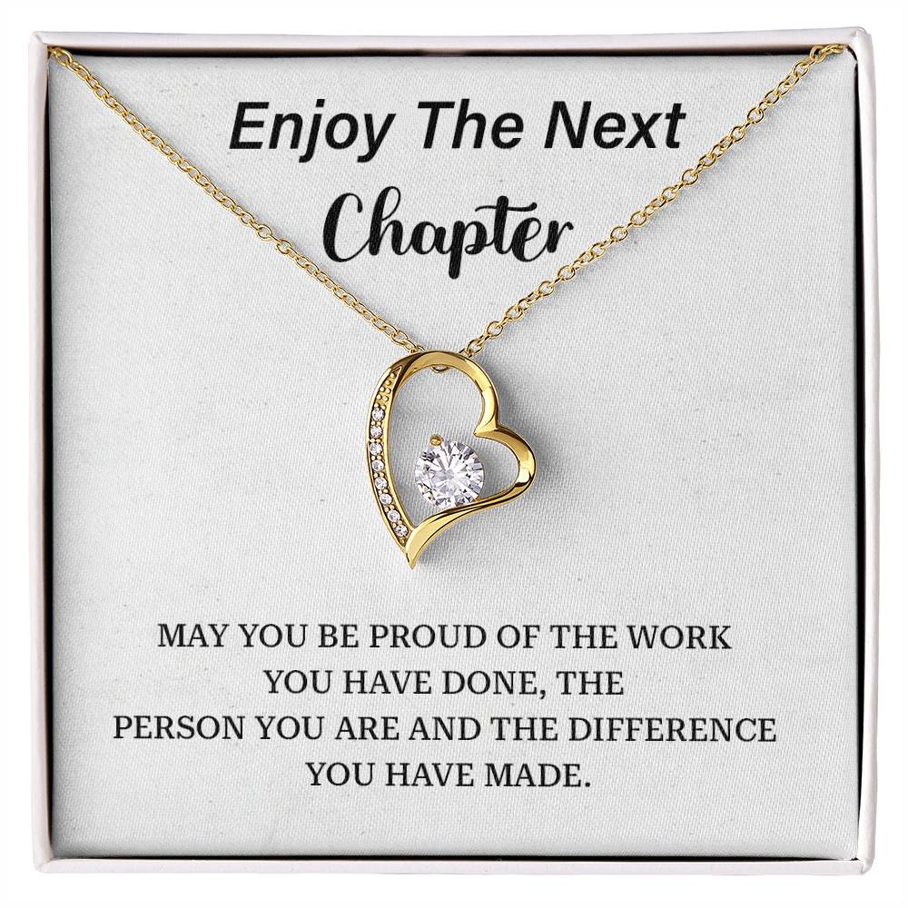 Enjoy The Next Chapter Enjoy The Next Chapter Necklace Gift Jewelry Gift For New Chapter In Life Emotional Gift For Life Change Best Sentimental Gift For Transition Gift For New Chapter In Life Necklace Gift For Celebrating New Chapter Sentimental Jewelry