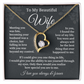 Wife Necklace Gift With Deep Love Message Card