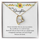 To My Daughter Necklace Gift – You Are My Sunshine Jewelry Box