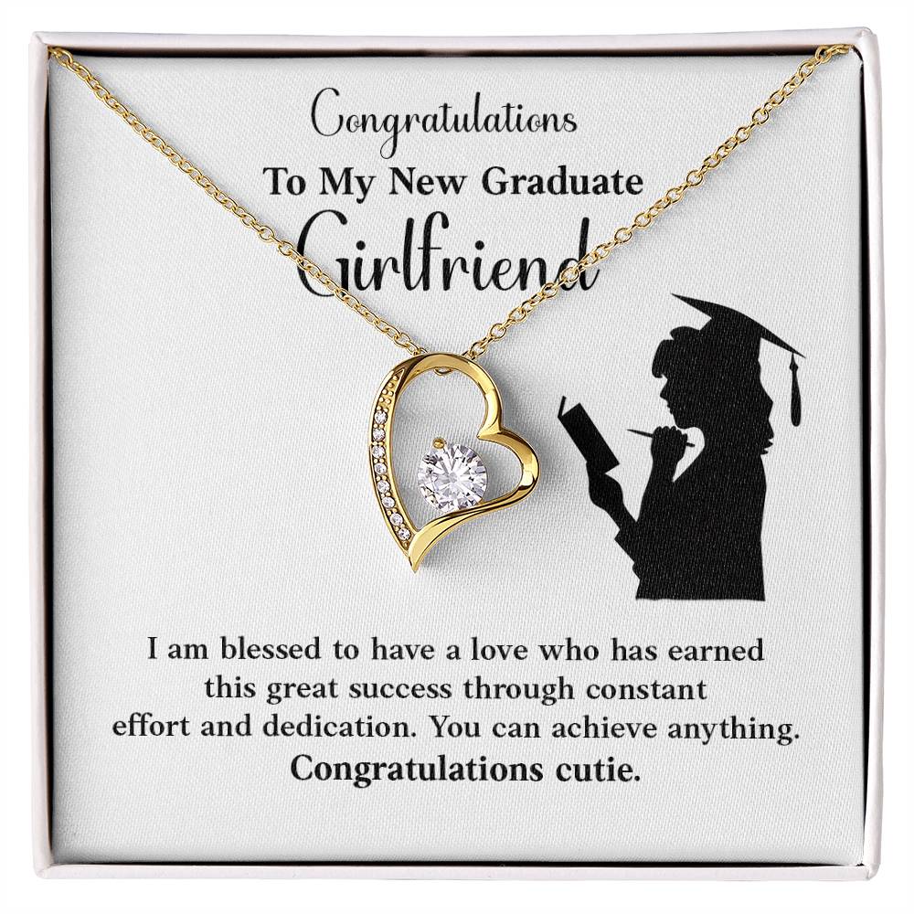 Congratulations To My New Graduate Girlfriend Necklace Necklace For Next Chapter Necklace For Girlfriend’s Potential Proud Partner Graduation Gift Sentimental Gift For New Graduate Gift For Girlfriend’s Graduation Graduate Girlfriend Necklace Gift