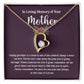In Loving Memory Necklace For Mother – Heartfelt Memorial Jewelry Gift, Always With You In Spirit, Sentimental Keepsake For Comfort And Support During Loss