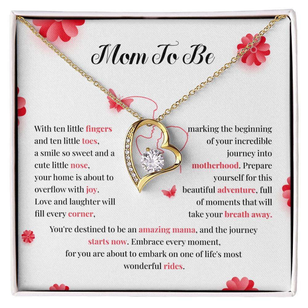 Mom to Be Necklace Gift for Pregnant Wife