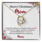 Merry Christmas Necklace Gift For Mom Gift From Son Or Daughter