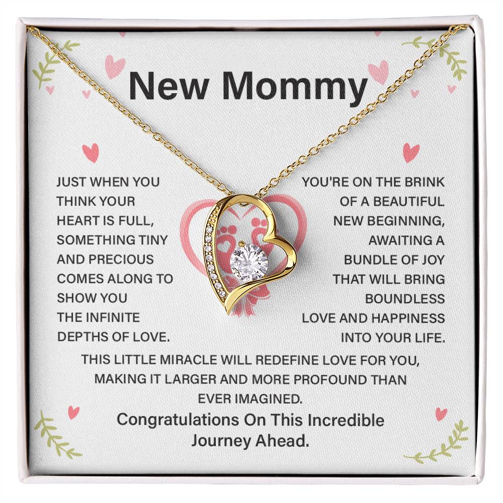 New Mommy Necklace Gift for Expecting Mom