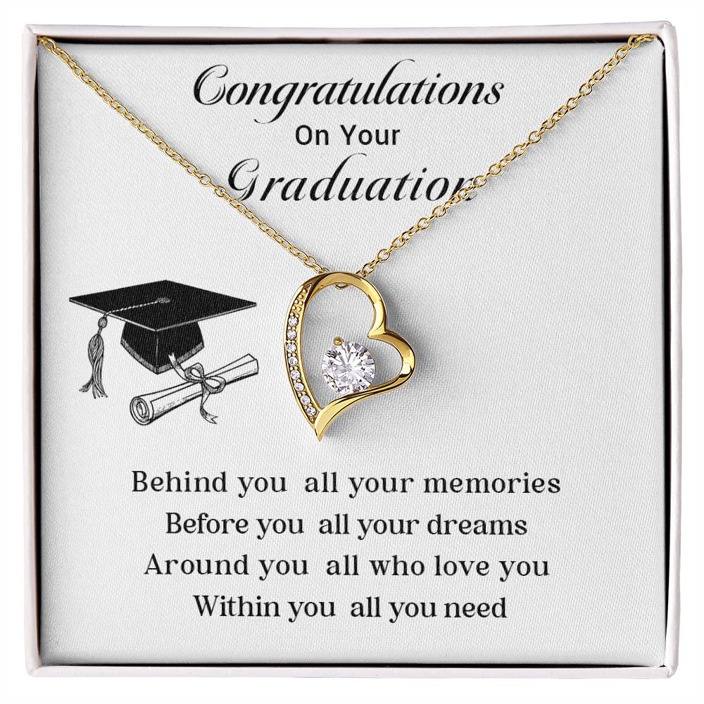 Congratulations On Your Graduation Necklace Graduation Necklace Gift Necklace For Graduate’s Special Day Gift For Graduate’s New Journey Necklace For Graduate’s Memories Gift For Graduate’s Success Emotional Gift For Graduates