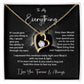 Gift for Girlfriend or Wife – Love Necklace with Card
