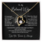 Beloved Wife Necklace Gift – With Message Card Box