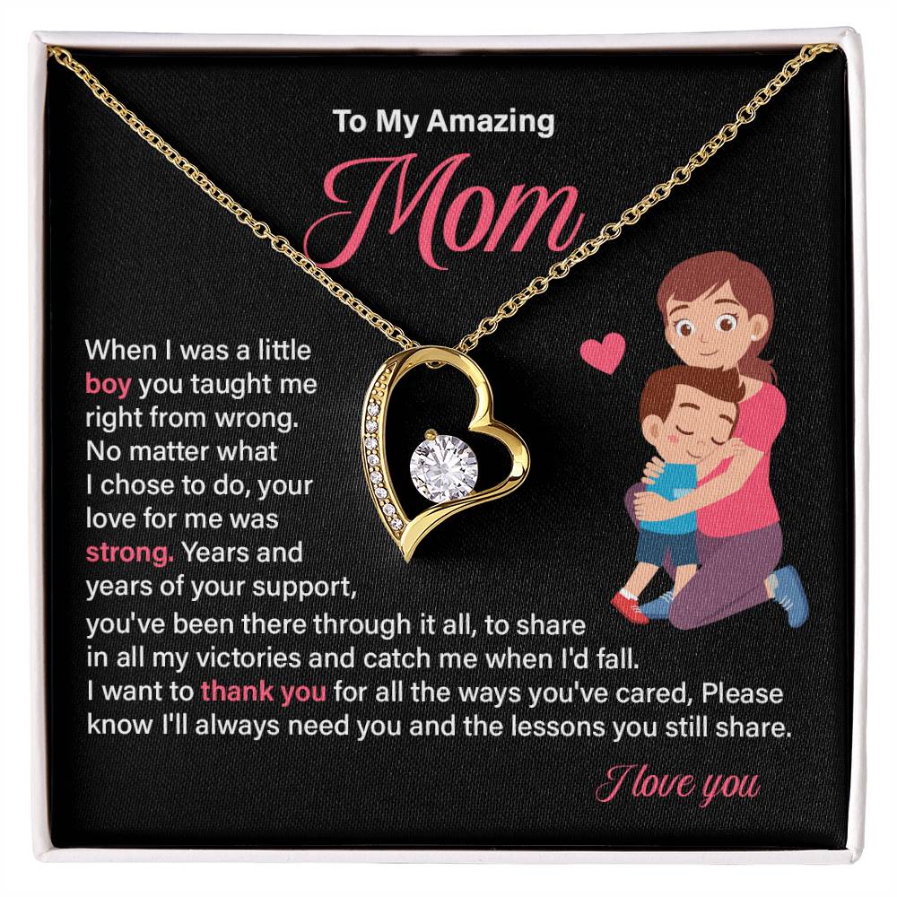 To my amazing mom when i was a little.