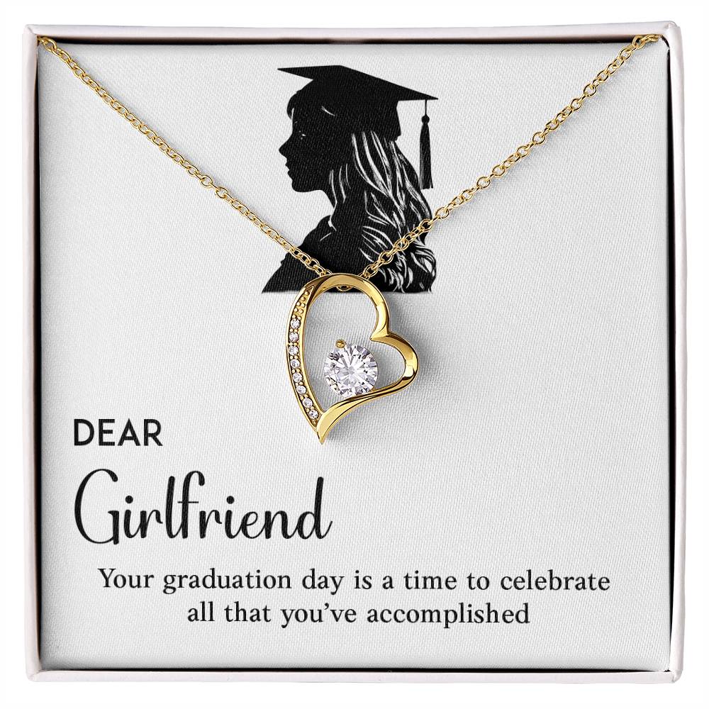 Dear Girlfriend Necklace Graduation Necklace Gift Necklace For Graduation Day Sentimental Graduation Gift Proud Partner Graduation Gift Necklace For New Beginnings Gift For Girlfriend’s Graduation Necklace For Future Success Gift For Girlfriend