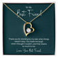 To My Best Friend, Valentine's Day Necklace Gift Thank You For Your Unwavering Support Difficult Moments Jewelry Heartfelt Appreciation Gift Meaningful Gift Thankful For Your Friendship Necklace Our Beautiful Connection Jewelry Gift