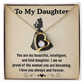 To My Daughter Necklace Proud of the Woman You Are