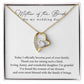 Wedding Gift for Mother of the Bride Necklace