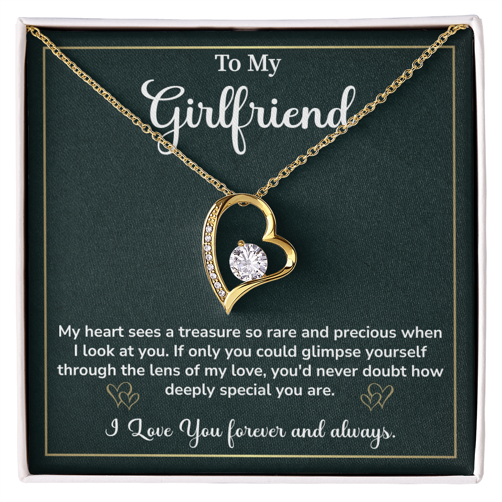 Jewelry Gift with Deeply Sentimental Message Card To My Girlfriend