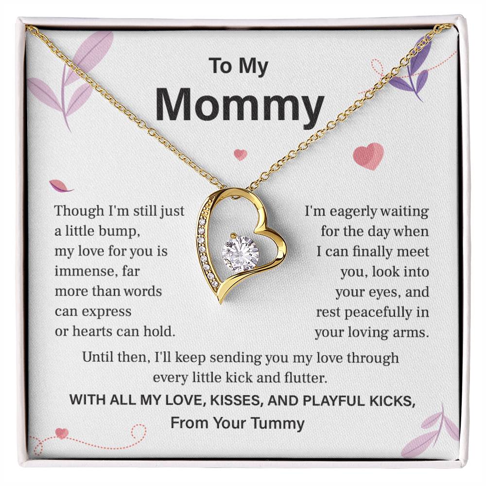 To My Mommy Necklace from Baby Bump