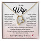 To My Wife Sentimental Jewelry For Wife Meaningful Necklace Gift
