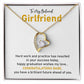 Girlfriend Graduation Necklace with Love Message