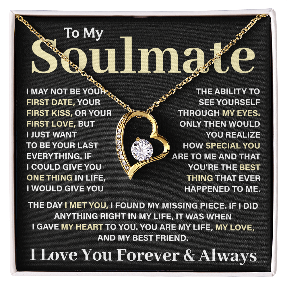 To my soulmate