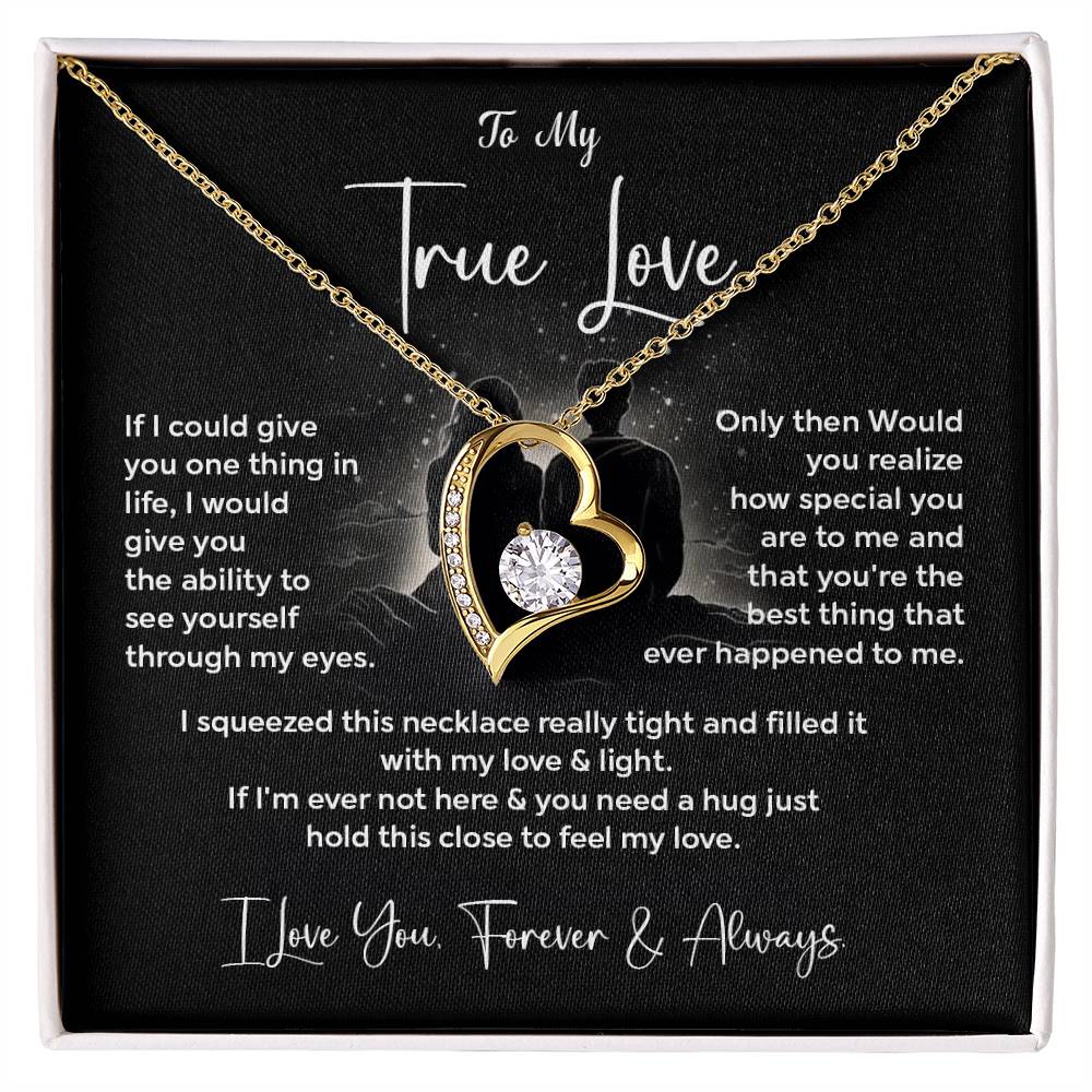 To My True Love  Necklace Gift From Your Husband Stylish Necklace Gift