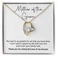 Wedding Gift Necklace for Groom's Mother