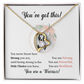 Carcinoid Cancer - Zebra Ribbon Awareness Warrior Necklace