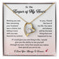 Keeper of My Heart Necklace Gift for Her Romantic Jewelry with Message Card and Gift Box