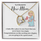 New Mom Necklace Gift – Congratulations Message Card