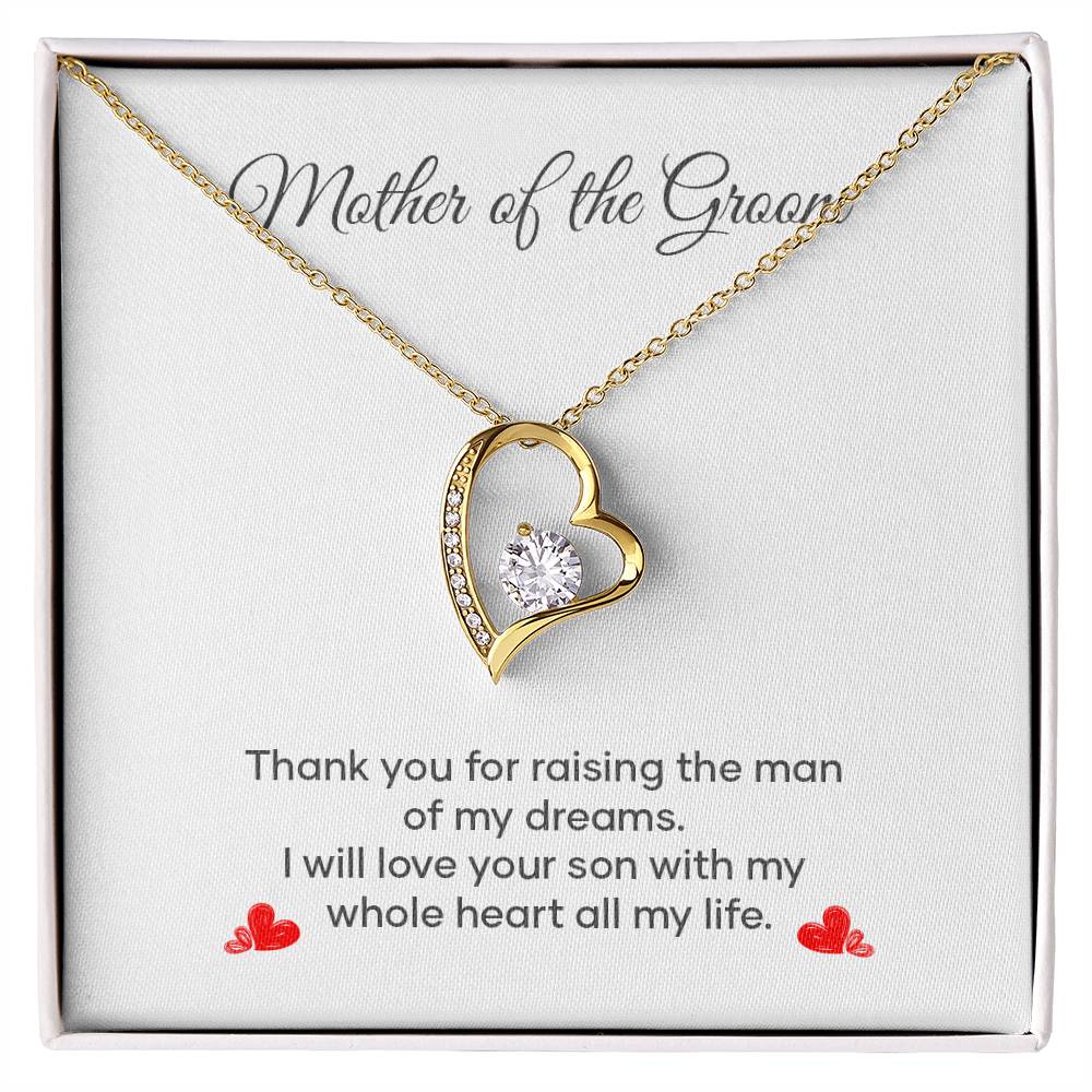 Bride to Groom’s Mom Wedding Necklace Gift