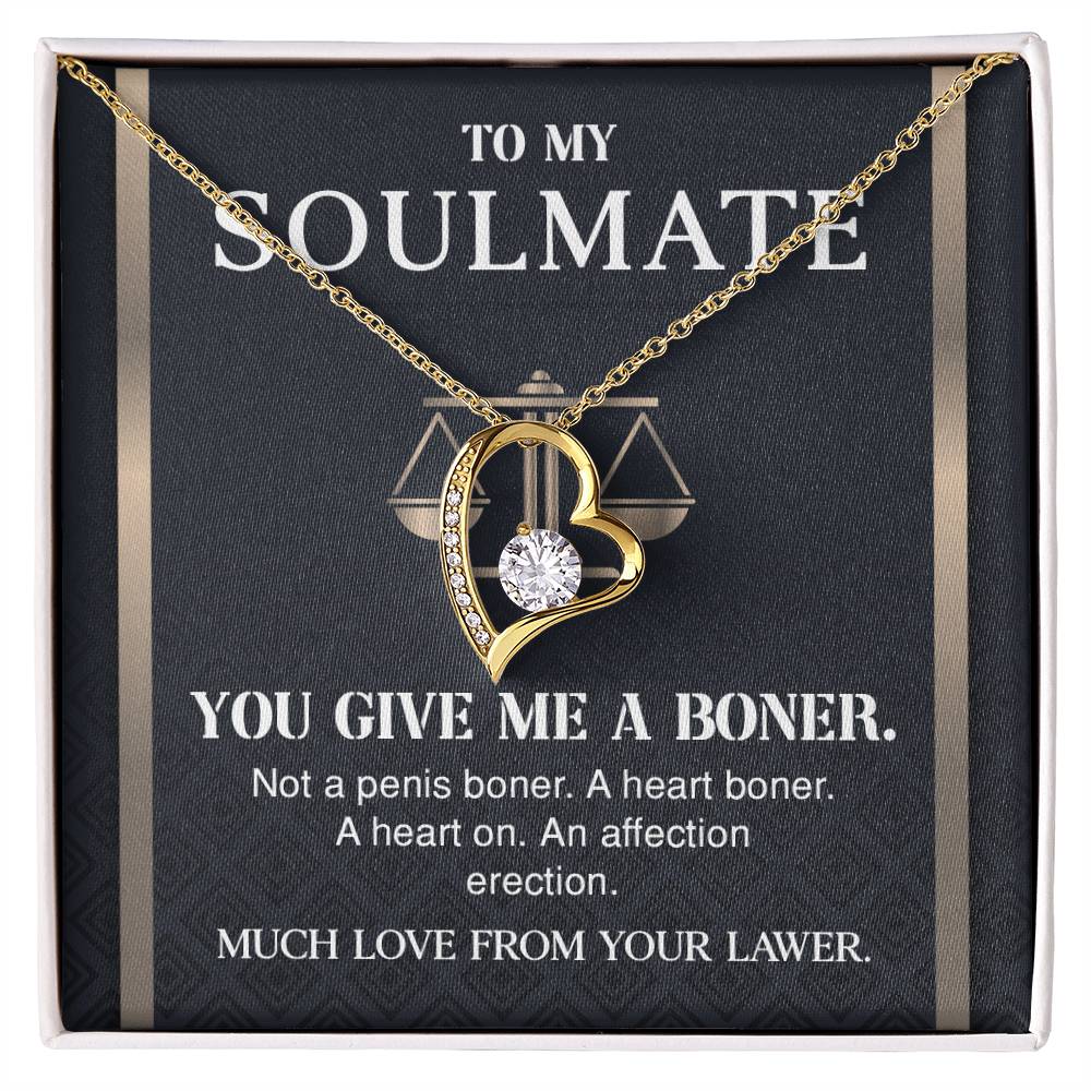 Funny Lawyer Necklace Gift for Soulmate Woman