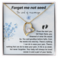 Forget Me Not Seed the seed of miscarriage Necklace