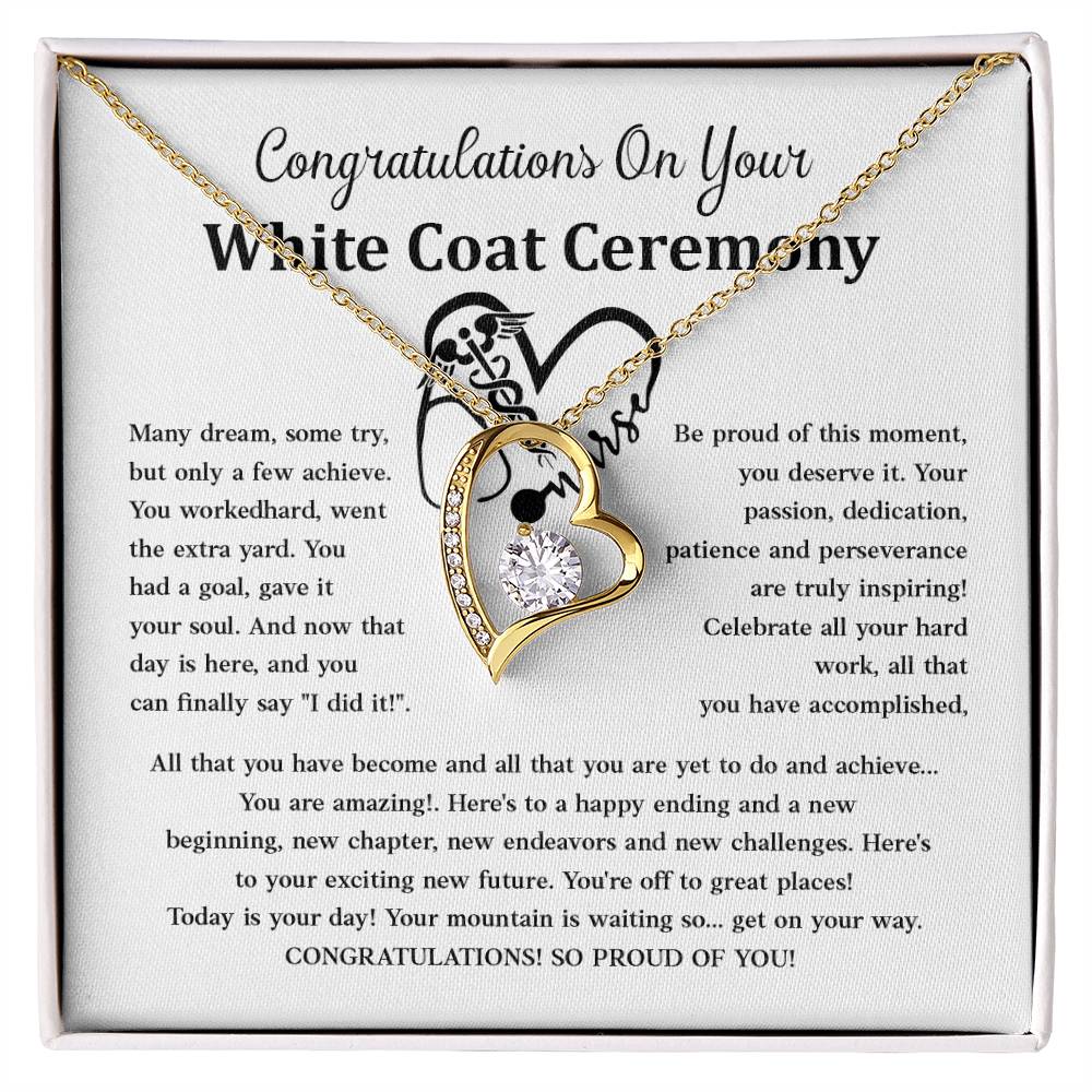 Congratulations On Your White Coat Ceremony You Can Conquer Necklace New Chapter Necklace Personal Growth Jewelry Motivational Jewelry White Coat Ceremony Congratulations Necklace Meaningful Gift For Graduates Emotional Connection Necklace