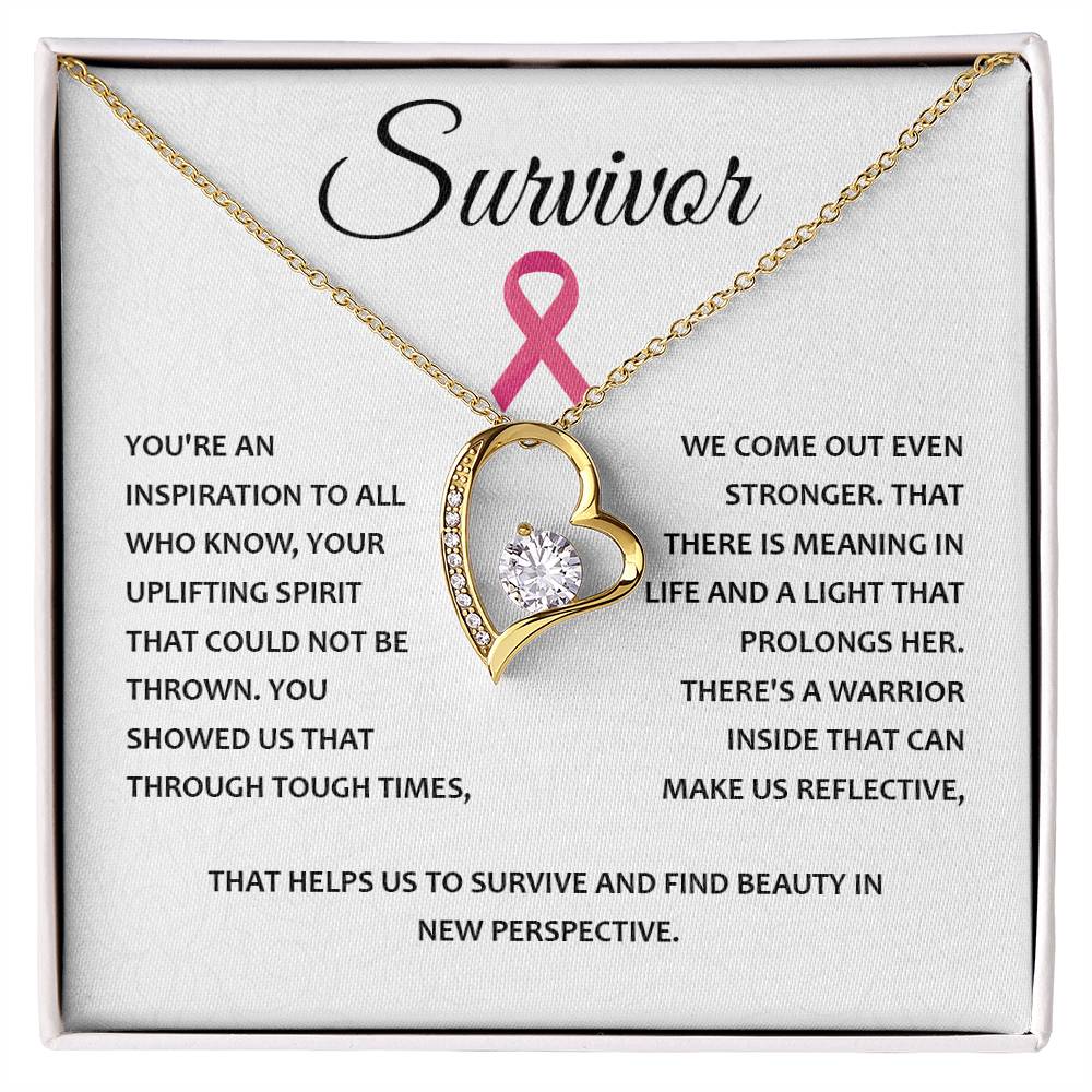 You're A Survivor Survivor Necklace Uplifting Spirit Necklace Meaningful Gift Supportive Gift For Fighters Motivational Jewelry Never Give Up Necklace Cancer Survivor Jewelry Breast Cancer Necklace For Soulmate Stronger Necklace