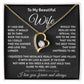 Gift for Wife from Husband Forever Love Heart Necklace with Message Card