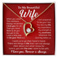 Romantic Necklace Gift for Wife from Husband with Message Card