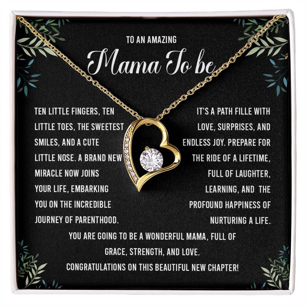 Mama To Be Necklace Gift for Expecting Mom