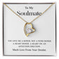 Soulmate Necklace Gift from Dentist – Funny Card