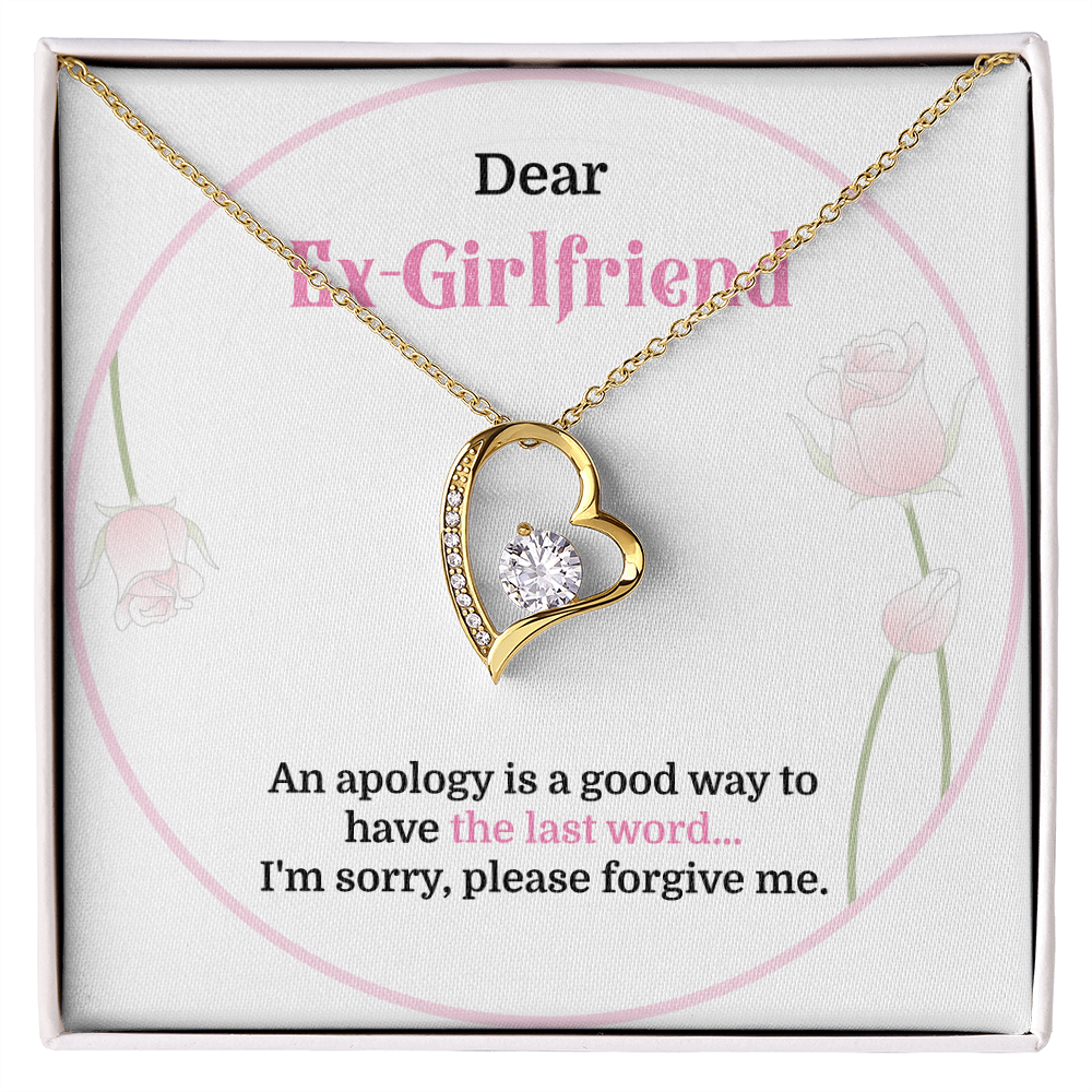 Apology Necklace for Ex-Girlfriend – I'm Sorry Gift