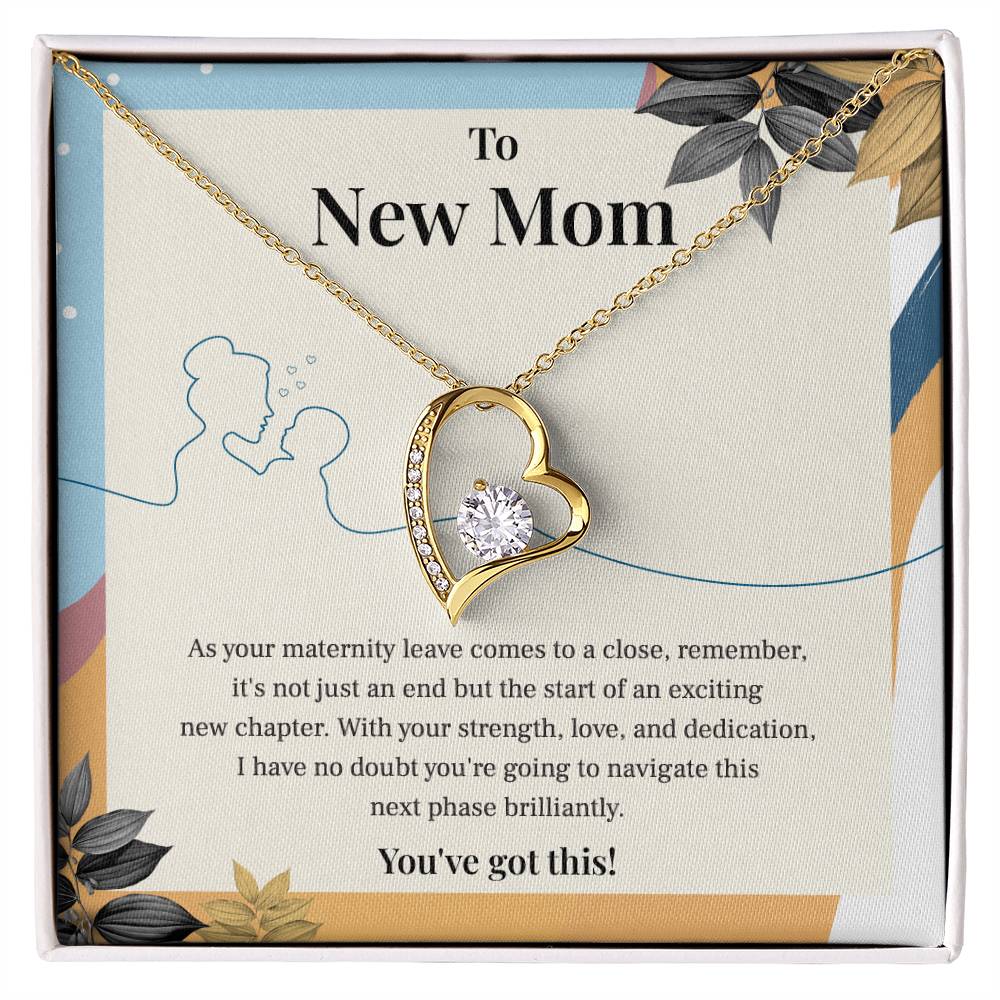 To New Mom, Beautiful Adventure Necklace Inspiring Message Necklace Celebrating New Life Necklace Unique Mom Necklace Motherhood Necklace Mom-to-be Gift Necklace Inspiring Motherhood Necklace Baby Love Necklace New Beginnings Necklace