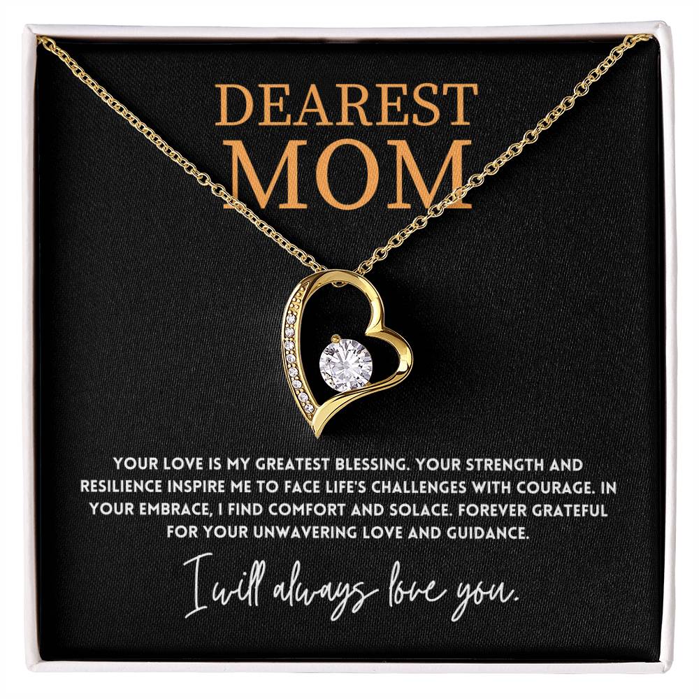 Dearest Mom, Best Necklace Gift For Mother Day Inspirational Necklace Gift Thoughtful Necklace Gift Best Mother’s Day Necklace Gift Jewelry Gift Meaningful Necklace Gift Sentimental Necklace Gift Thoughtful Jewelry