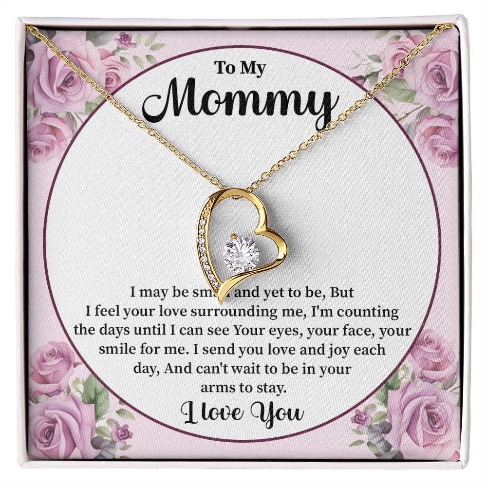 Mommy Necklace Gift from Bump with Message Card