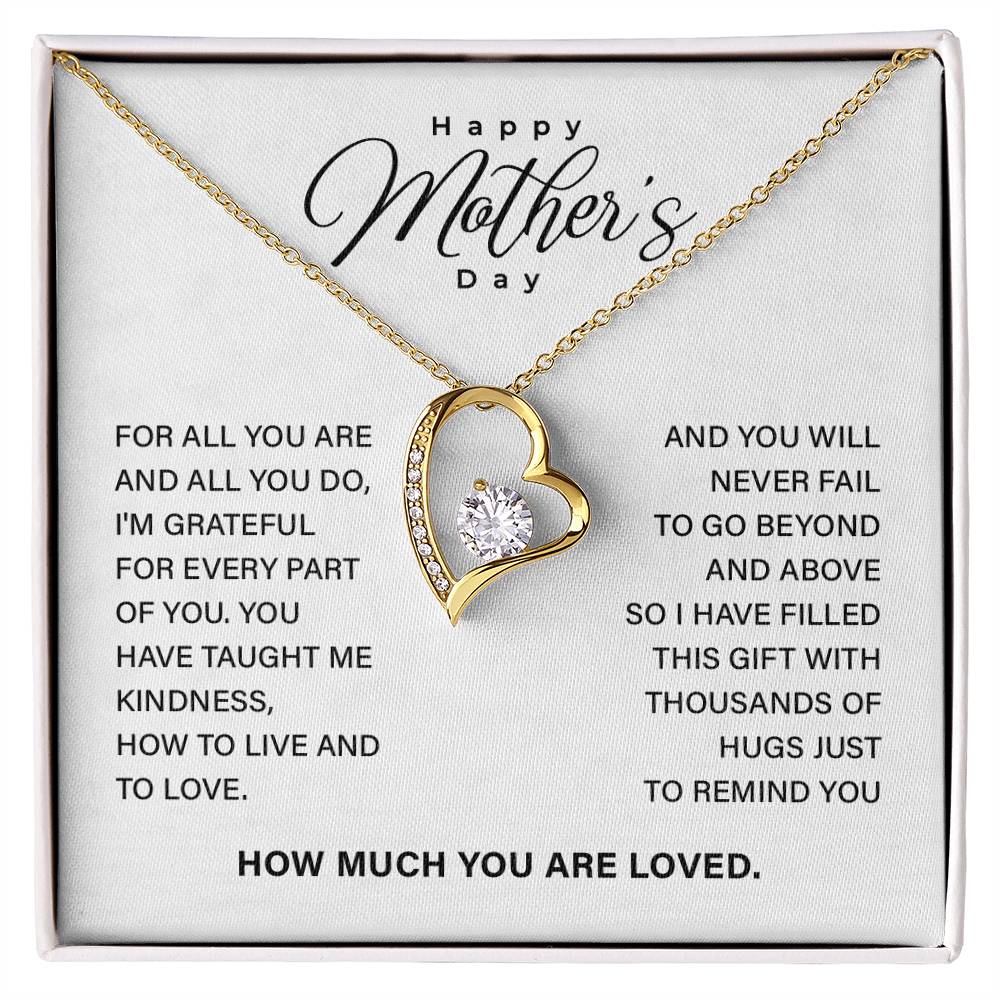 Mother’s Day Necklace Gift with Keepsake Message Card