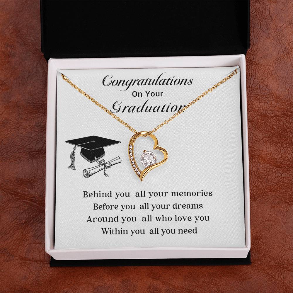 Congratulations On Your Graduation Necklace Graduation Necklace Gift Necklace For Graduate’s Special Day Gift For Graduate’s New Journey Necklace For Graduate’s Memories Gift For Graduate’s Success Emotional Gift For Graduates